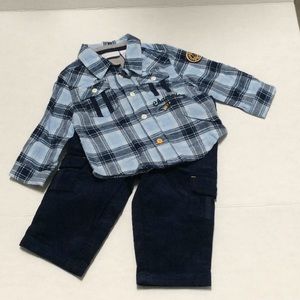 Boys Long Sleeved Shirt and Pant.